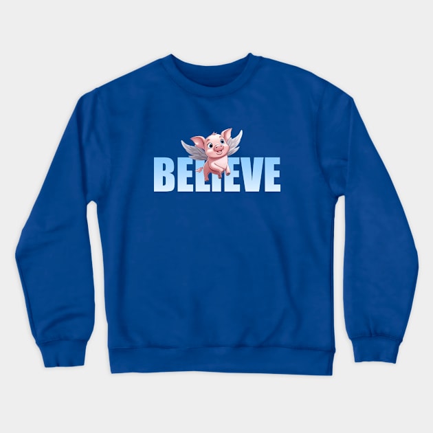 Don't Stop Believing Crewneck Sweatshirt by Heyday Threads